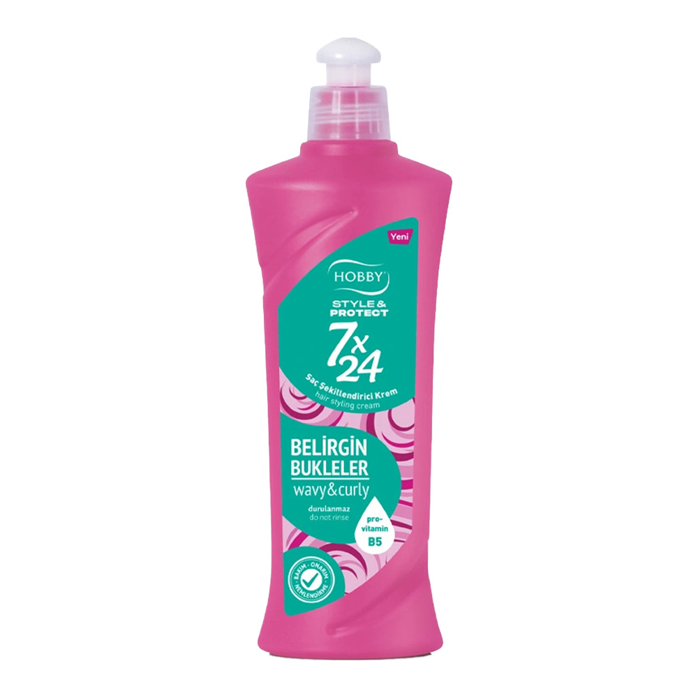 Hobby 7*24 Saç Şekillendirici Krem 250 Ml Belirgin Bukleler
