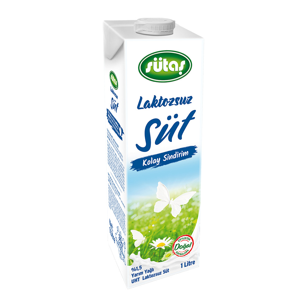 Sütaş Laktozsuz Süt 1 Lt