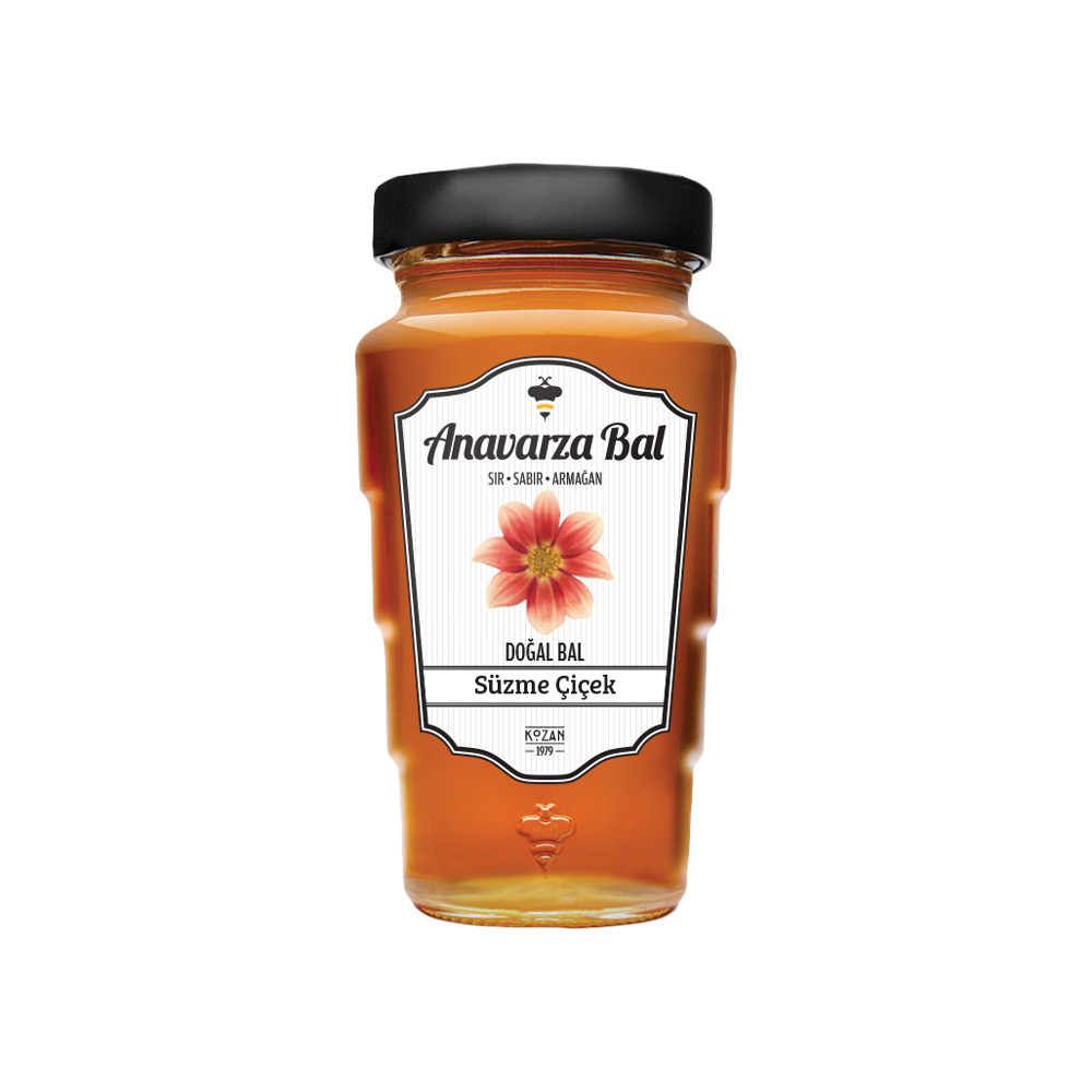 Anavarza Çiçek Bal 450 Gr Cam.
