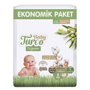 Baby Turco Bebek Bezi Mini No2 68Li Eko Paket