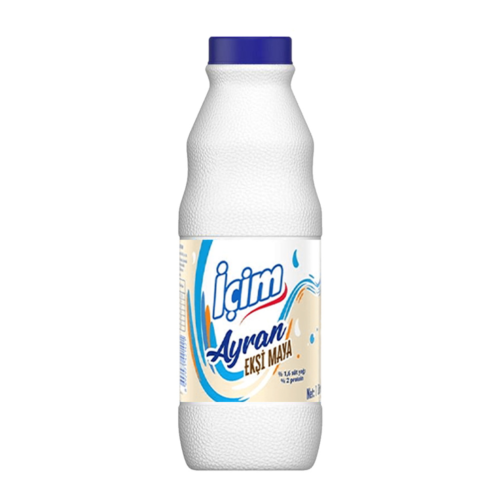 İçim Ayran Ekşi Maya Plastik Şişe 1Lt