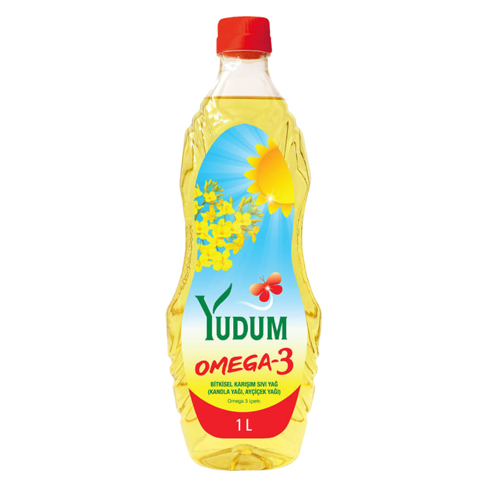 Yudum Omega3 Ayçiçek Yağı 1 Lt