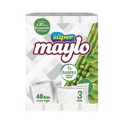 Maylo Süper Bambu Tuvalet Kağıdı 40'Lı
