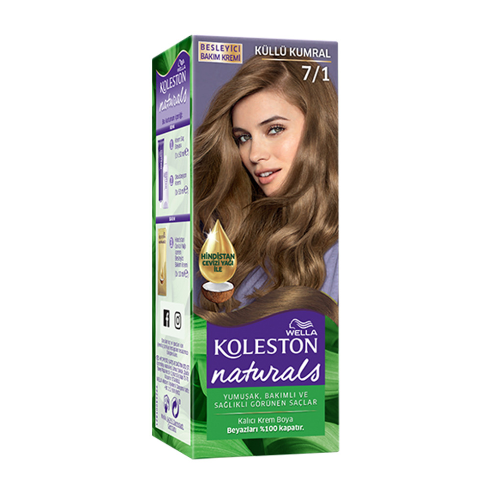Koleston Naturals Saç Boyası 7/1 Küllü Kumral