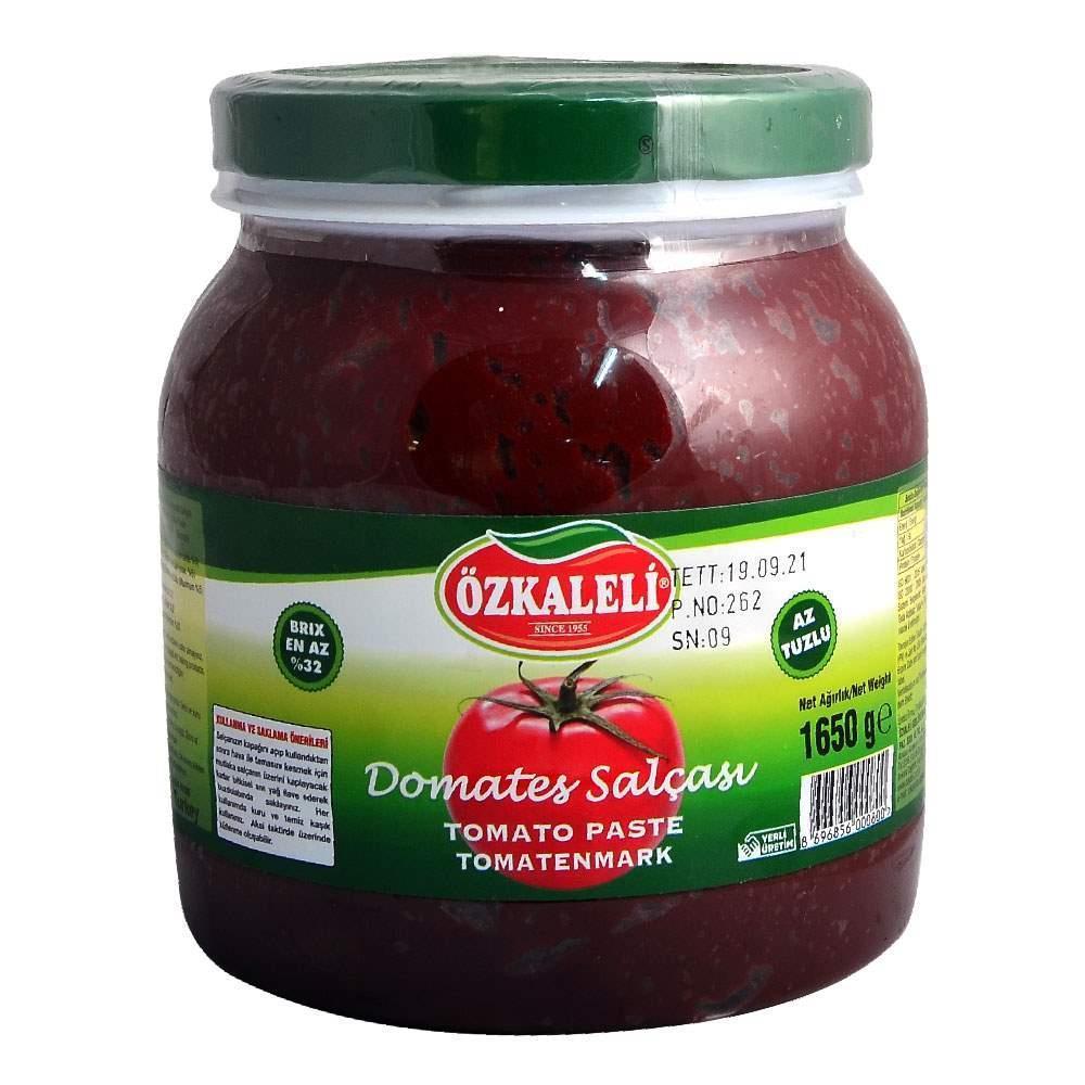 Özkaleli Az Tuzlu Domates Salçası 1650 Gr 