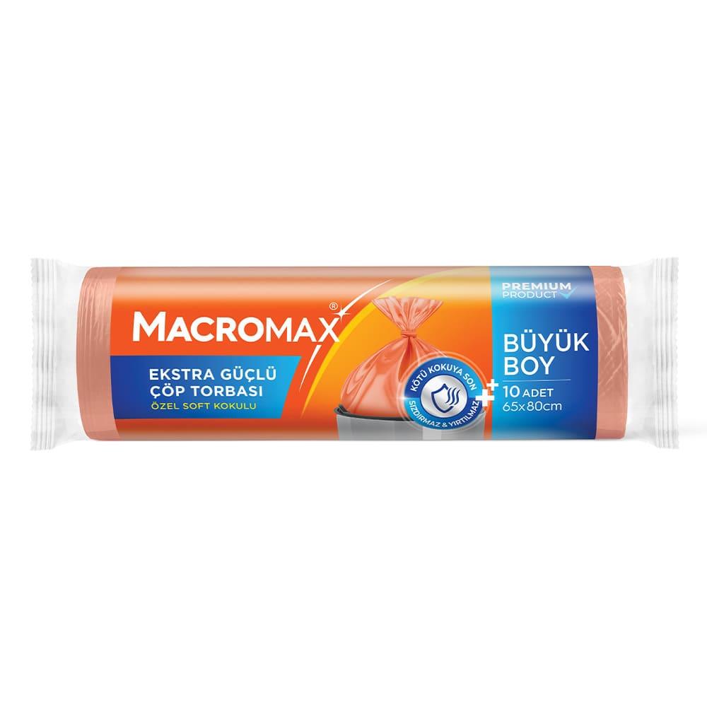 Macromax Çöp Torbası Büyük Boy 10 Lu