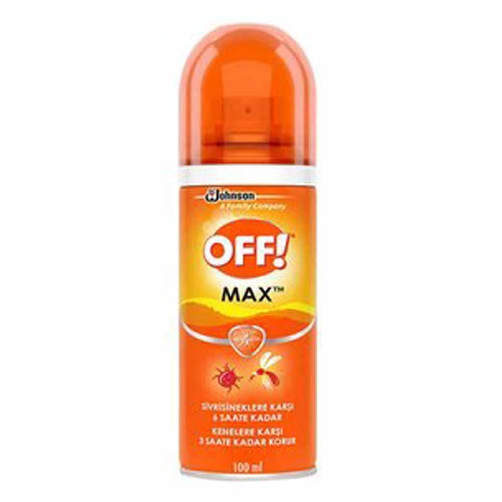 Off! Max Kene ve Sinek Kovucu Sprey 100 Ml.
