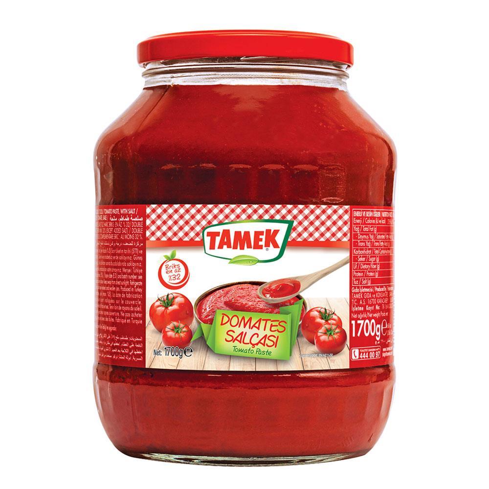 Tamek Domates Salçası Cam 1700 Gr 