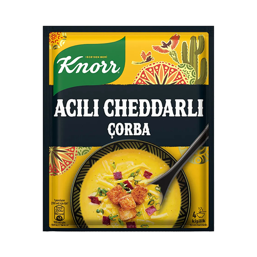 Knorr Acılı Cheddarlı Çorba 74Gr