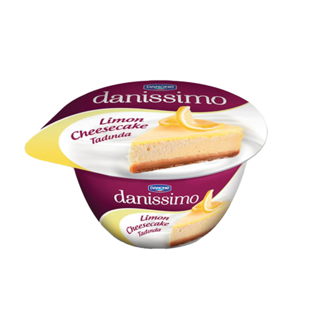 Danone Danissimo Meyveli Yoğurt 125Gr Limon Cheesecake Tadında