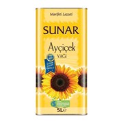 Sunar Ayçiçek Yağı 5 Lt Teneke.