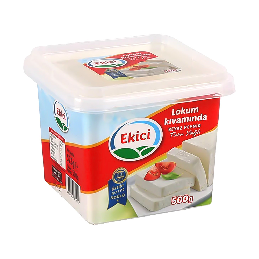 Ekici Tam Yağlı Lokumlu Beyaz Peynir 500 Gr