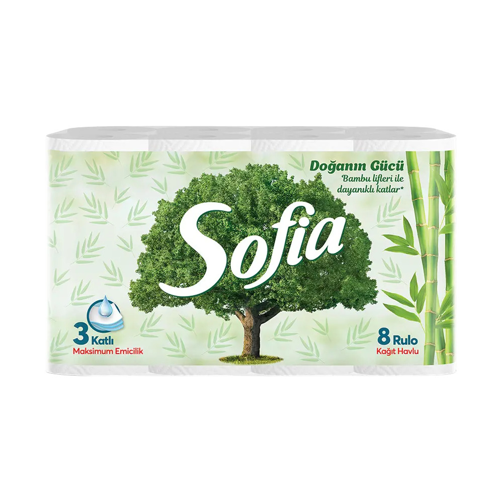 Sofia Bambu Kağıt Havlu 8'Li**