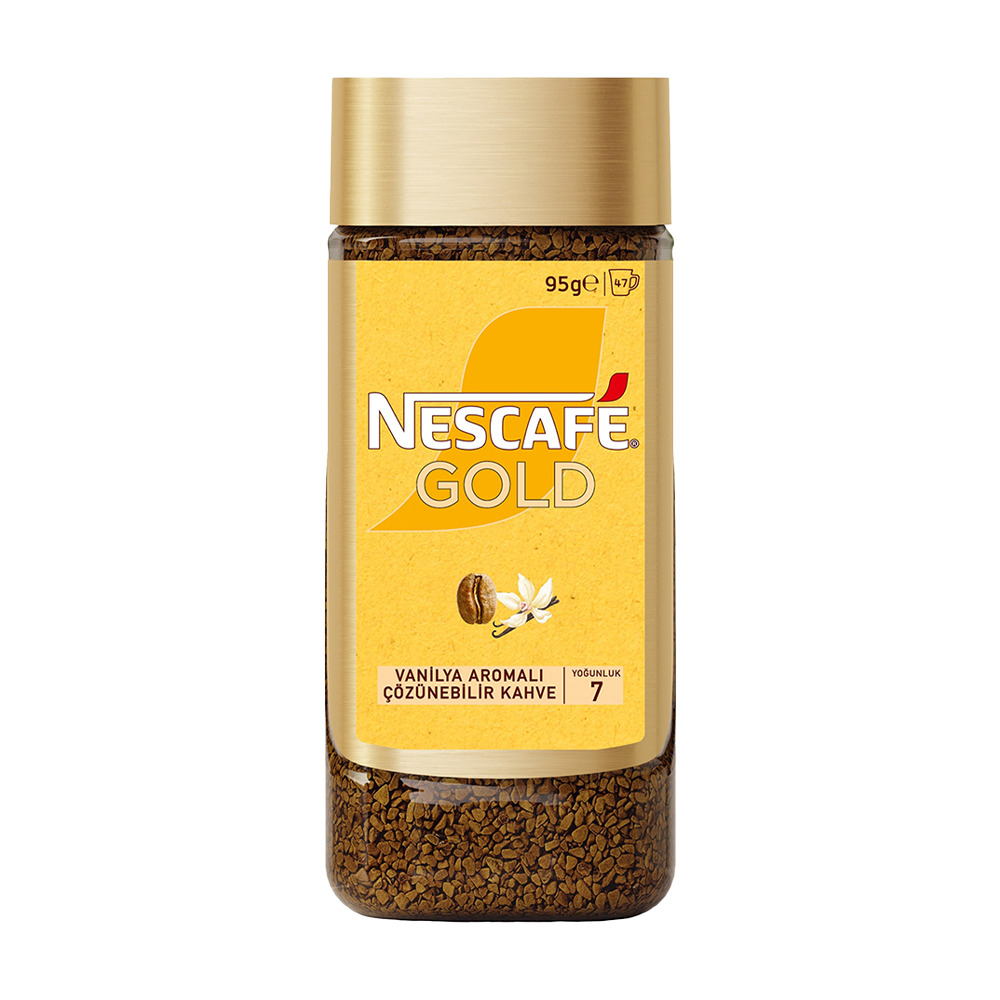 Nescafe Gold Kahve 95 Gr Vanilya Aromalı**
