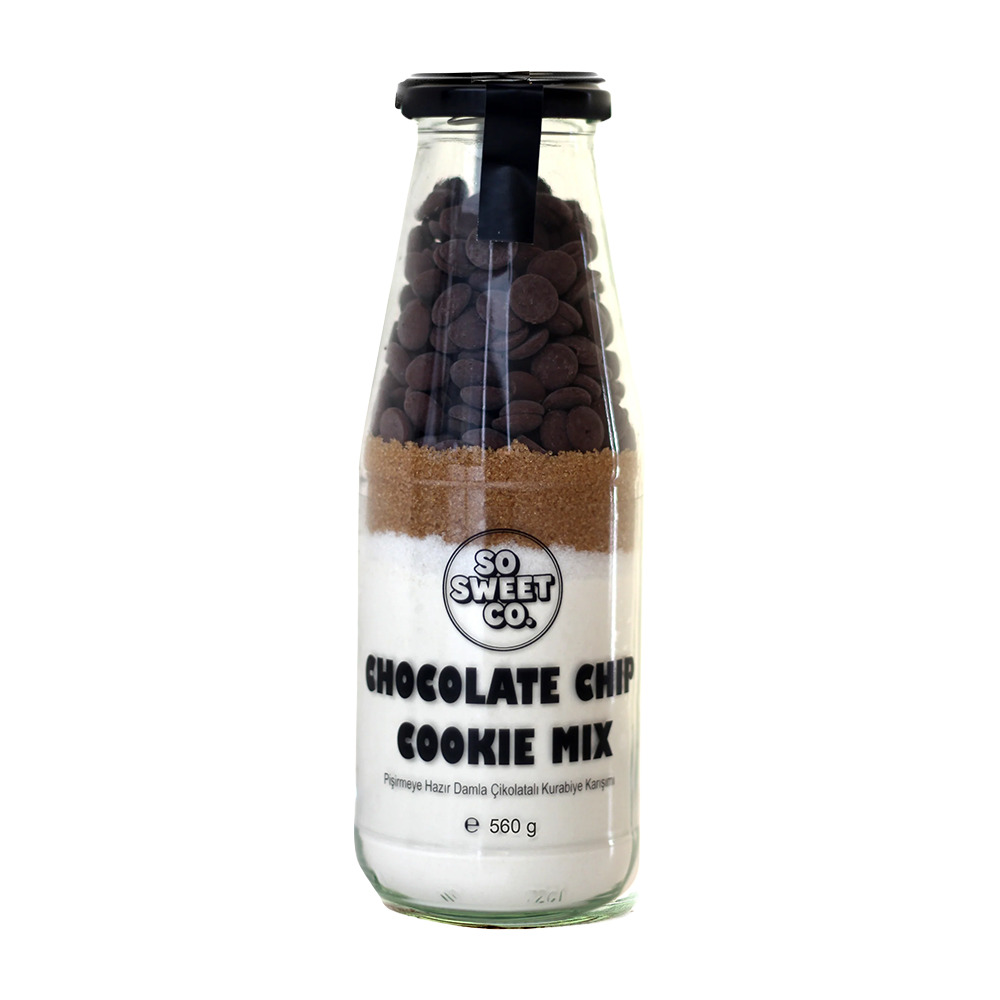 So Sweet Co.Chocolate Chip Cookie Mix Pişirmeye Hazır Kurabiye Karışımı 560Gr