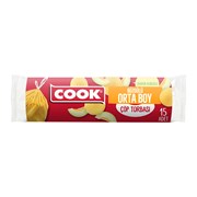 Cook Çöp Poşeti Büzgülü Orta Boy 55*60 Cm 15 Li
