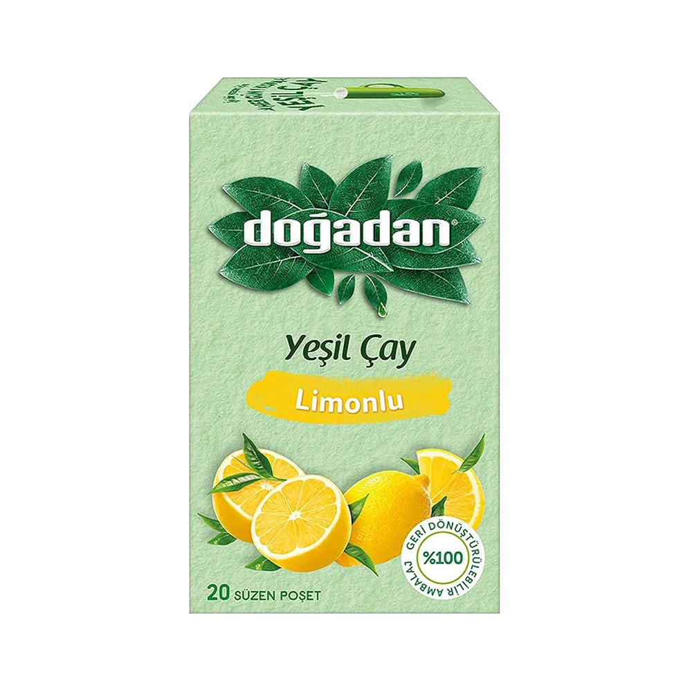 Doğadan Limon Yeşil Çay 20’li 34 Gr.