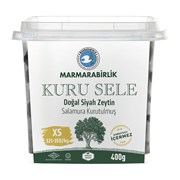 Marmara Birlik Kuru Sele İri Boy Siyah Zeytin 400 Gr 