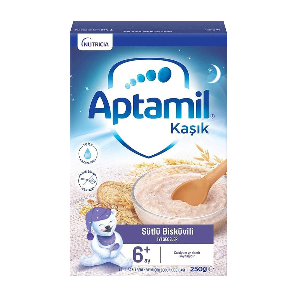Milupa Aptamil 7 Bisküvili Kaşık Maması 250 Gr .