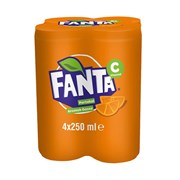 Fanta Portakal 4*250 Ml Kutu.