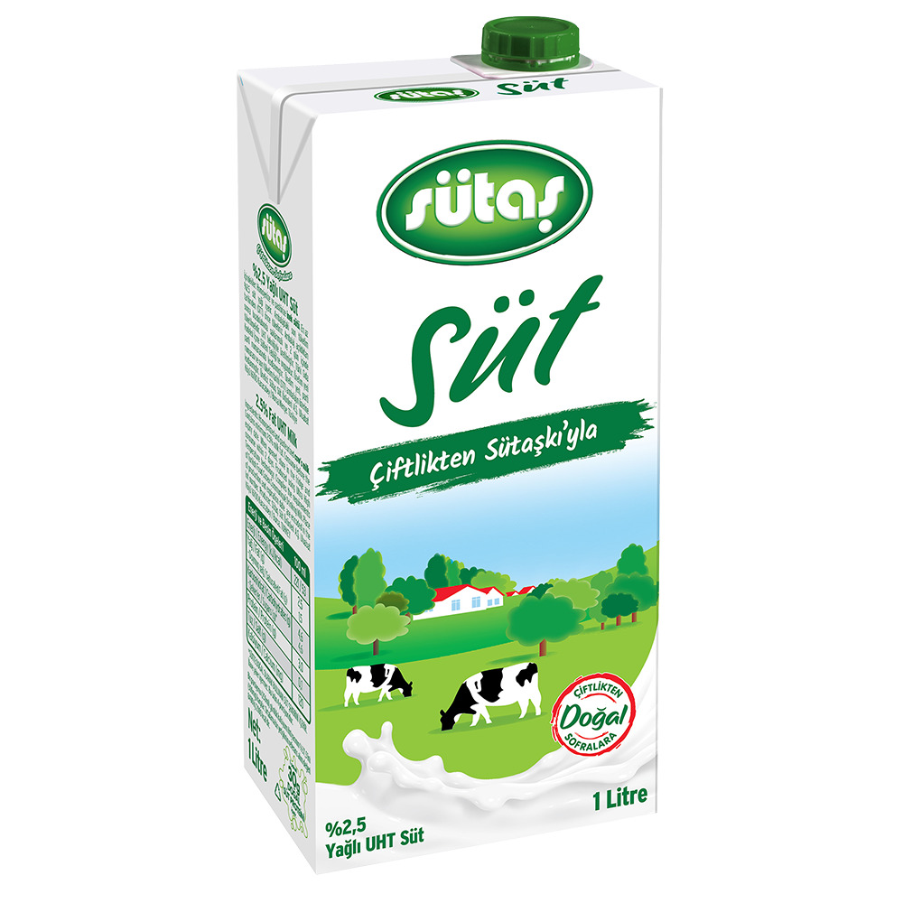 Sütaş Süt 1 Lt %2,5 Yağlı