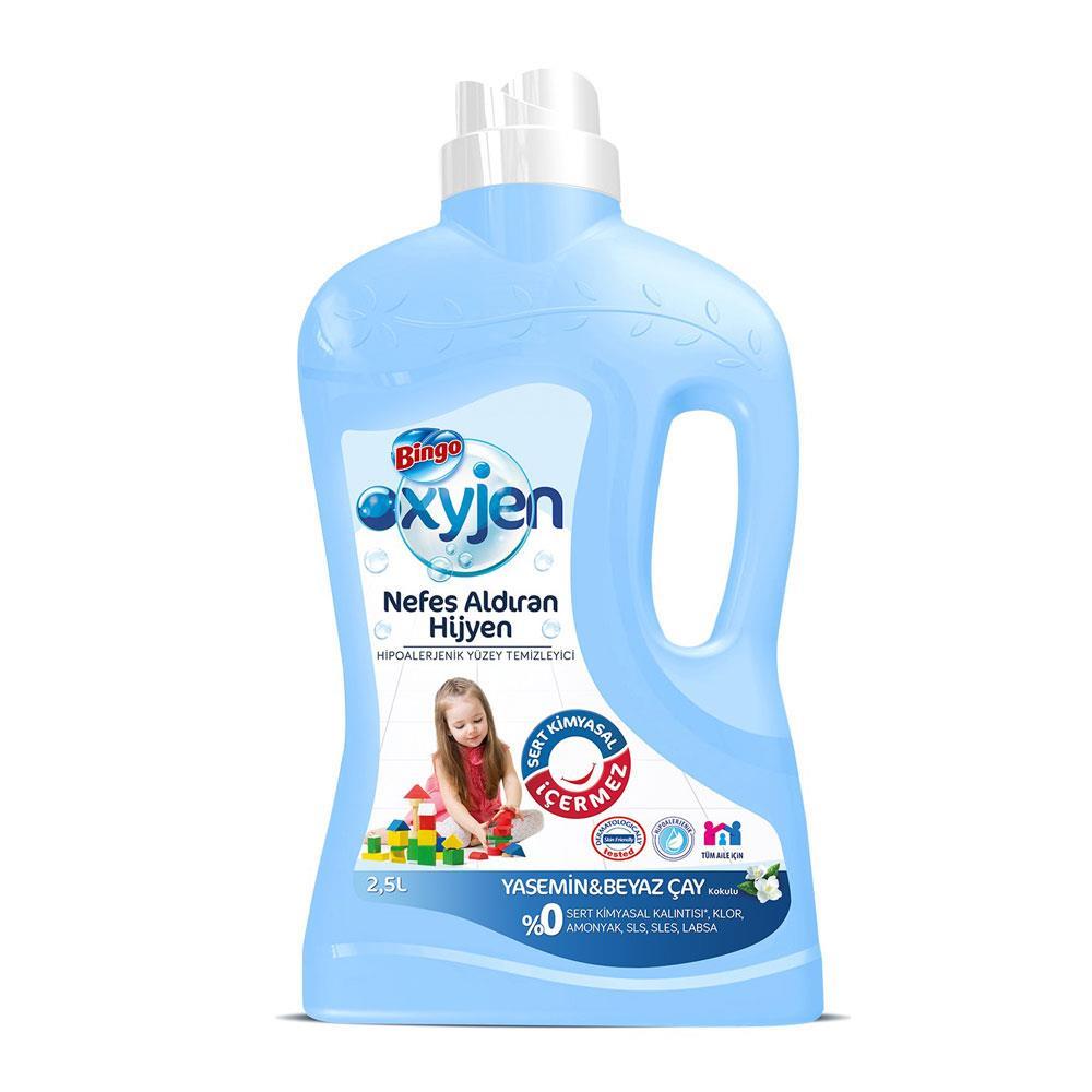 Bingo Oxyjen Yüzey Temizleyici 2500 Ml Yasemin& Beyaz Çay