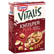 Dr. Oetker Vitalis Knusper Plus Multi Frucht 450 Gr.**