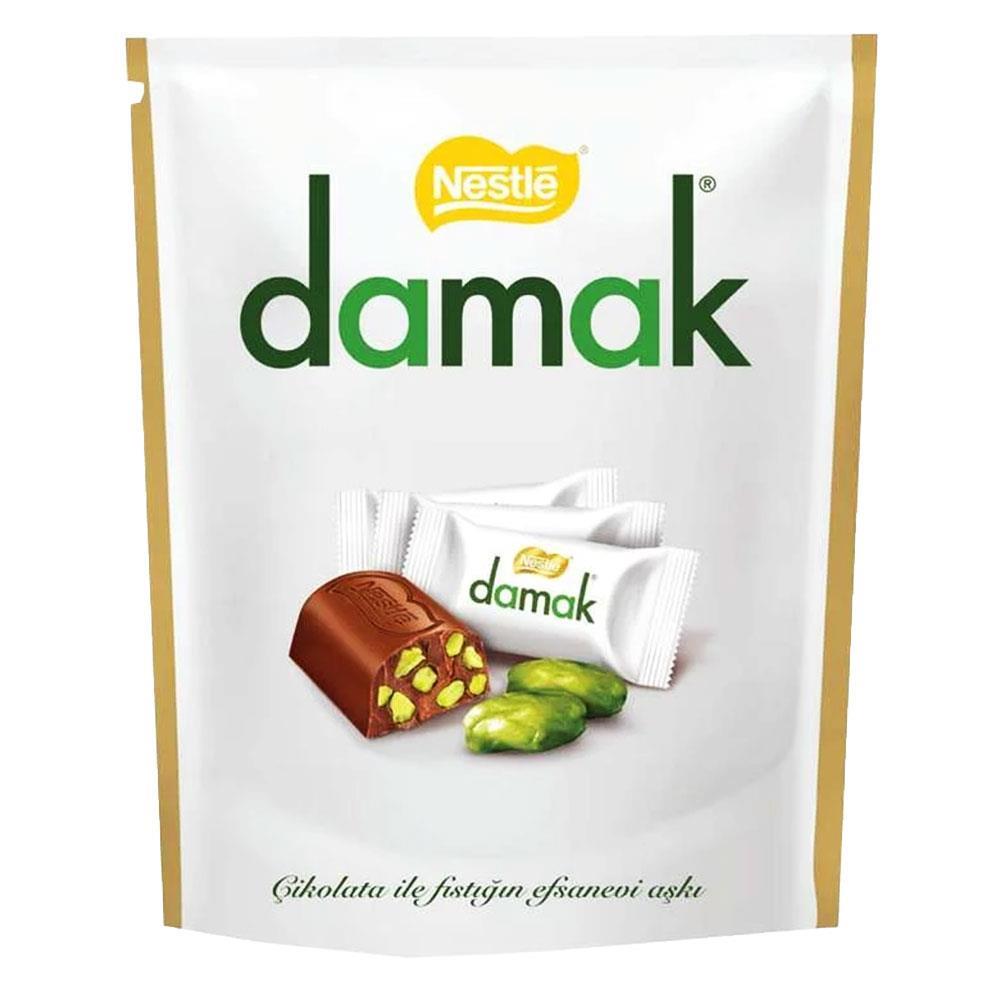 Nestle Damak Antep Fıstıklı Sütlü Çikolata Poşet 151.2 Gr
