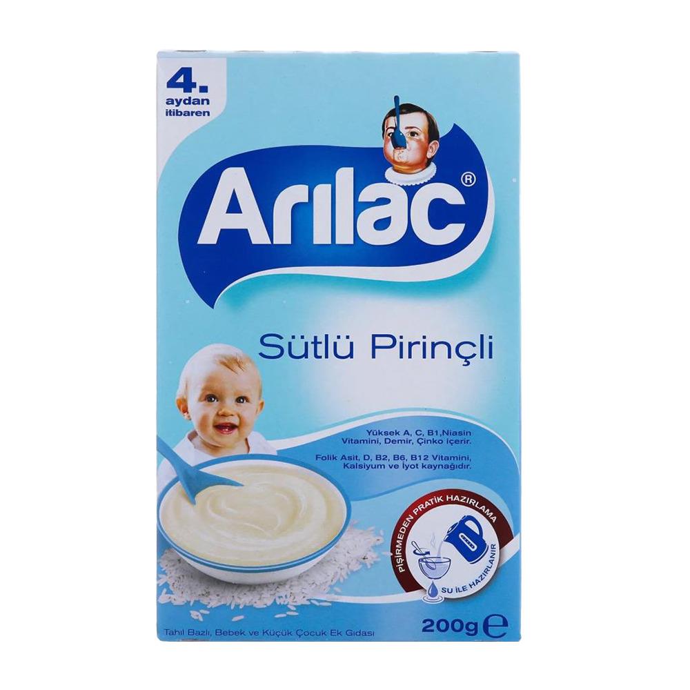 Arılac Sütlü Pirinçli 200Gr 4-36 Ay