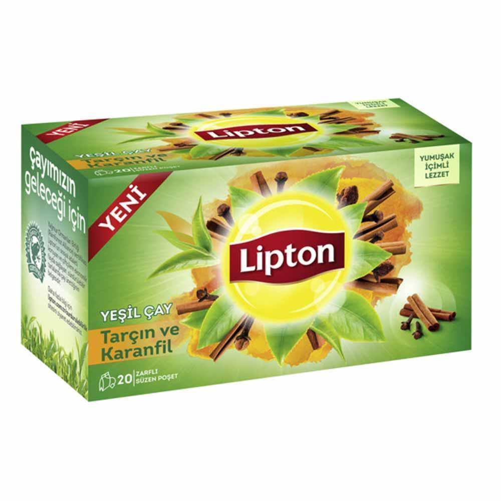 Lipton Yeşil Çay Karanfil ve Tarçın 20’li
