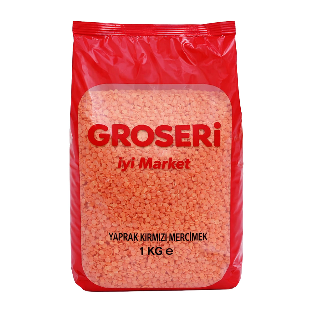 Groseri Kırmızı Mercimek 1 Kg