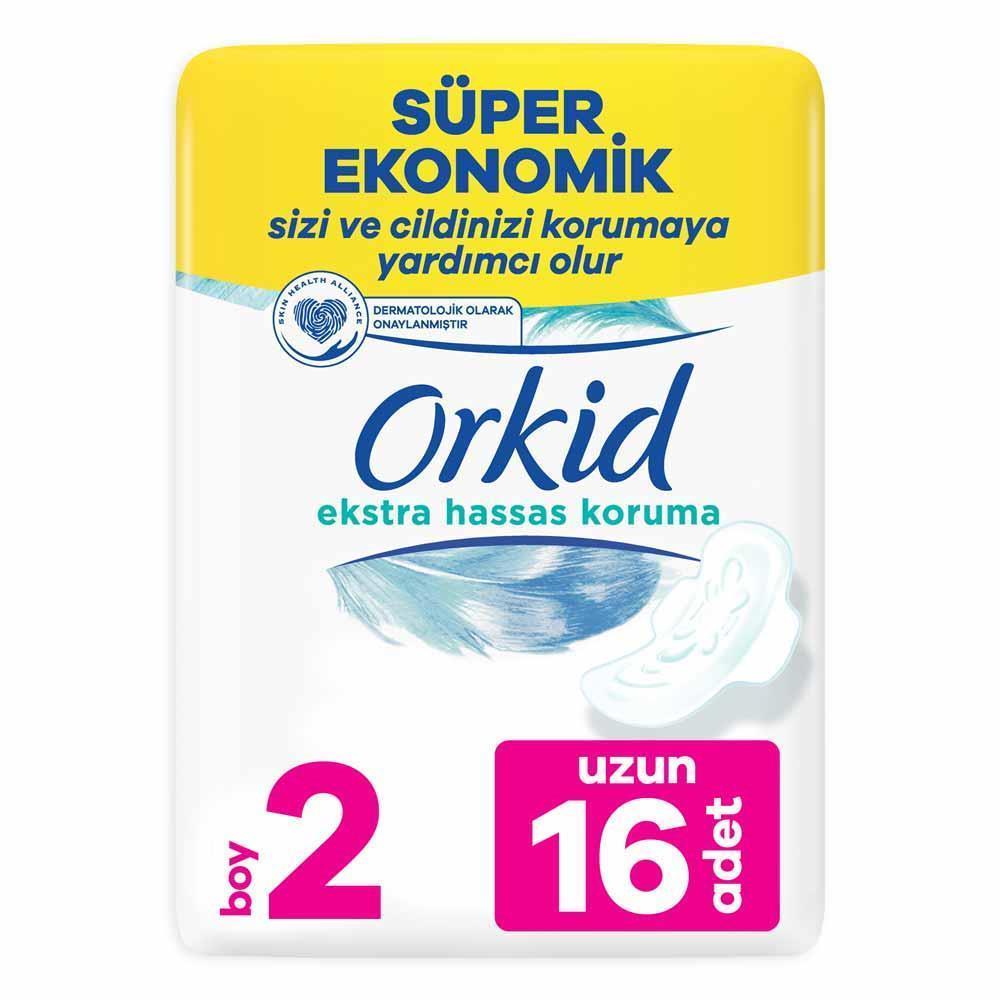 Orkid Ultra Extra 16'Lı  Hassas Koruma Uzun
