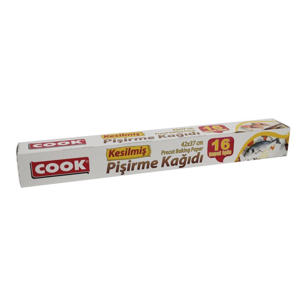 Cook Kesilmiş Pişirme Kağıdı 16 Yaprak 42*37 Cm