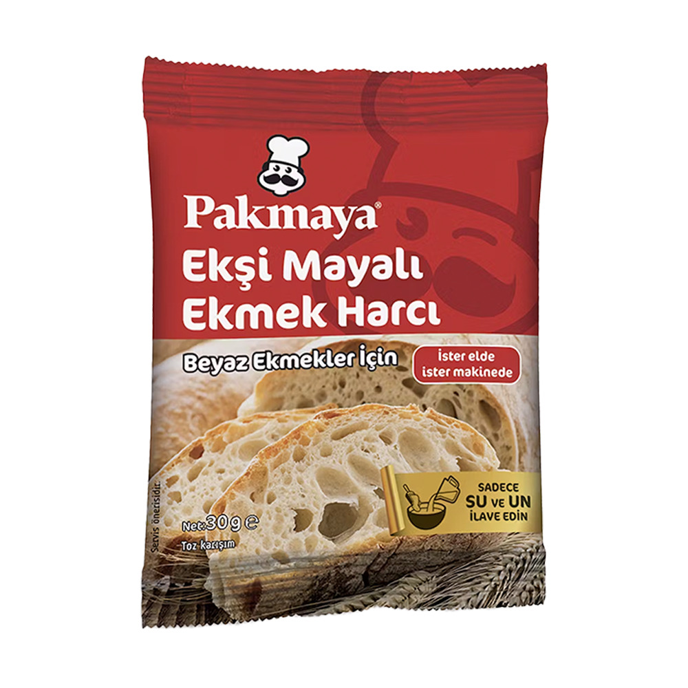 Pakmaya Ekşi Mayalı Beyaz Ekmek Harcı 30 Gr