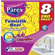 Parex Temizlik Bezi 8’li Ekonomik Paket.