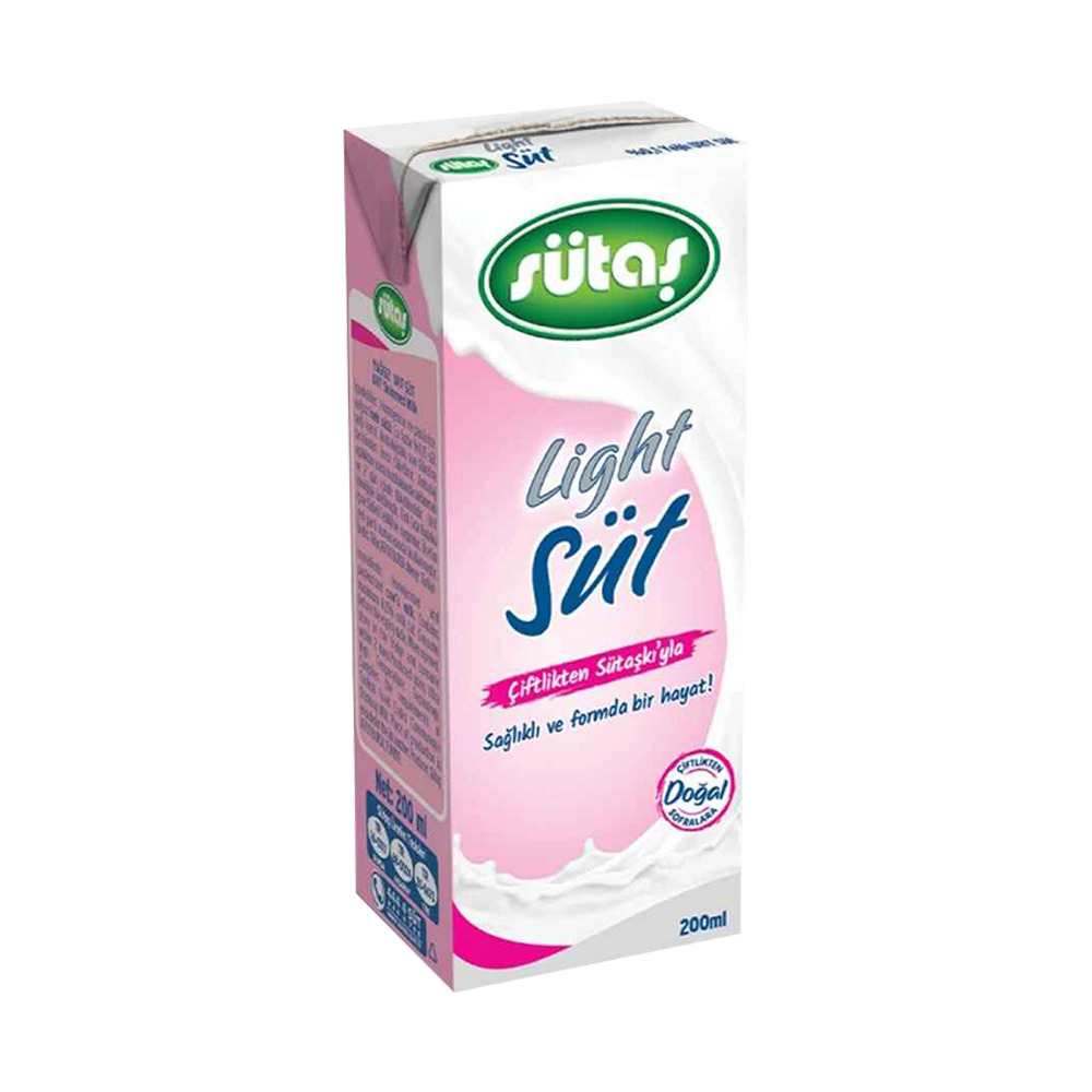 Sütaş Light Süt 200 Ml 