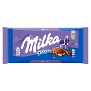 Milka Oreo Bisküvi Parçacıklı Çikolata 100 Gr Vanilya Aromalı **