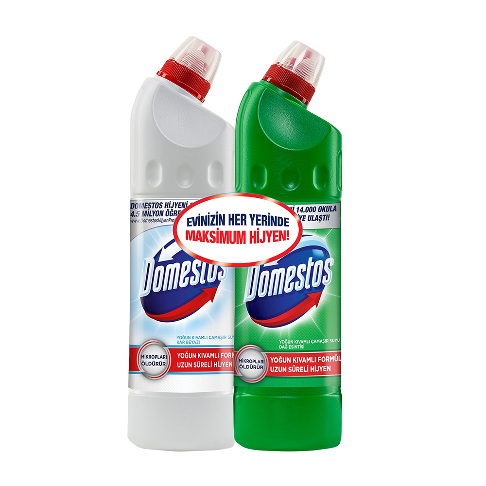 Domestos Dağ Esintisi 750 Gr + Kar Beyaz 750 Gr