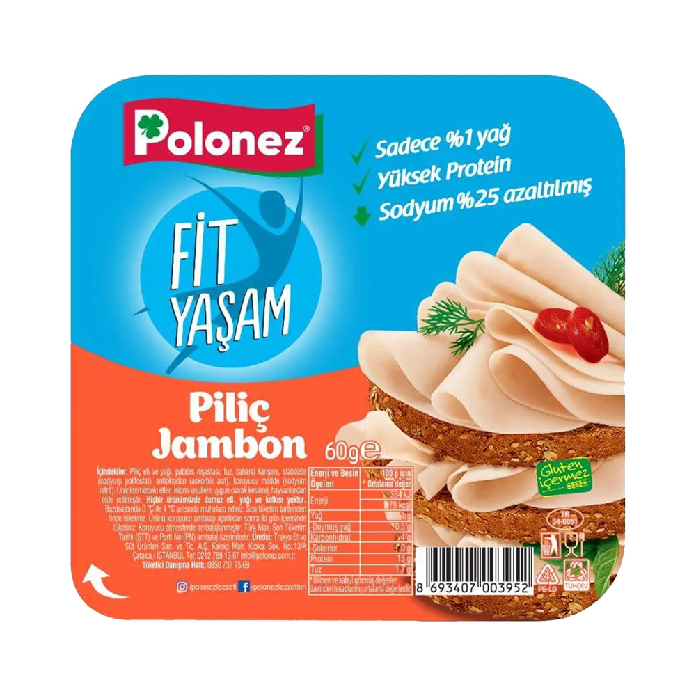 Polonez Piliç Jambon 60 Gr