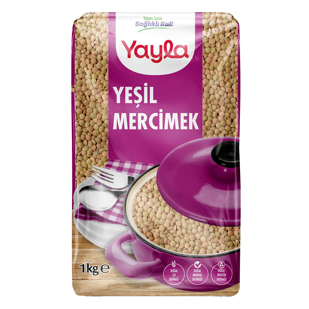 Yayla eşil Mercimek 1 Kg