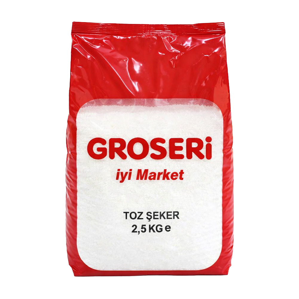 Groseri Toz Şeker 2,5 Kg.