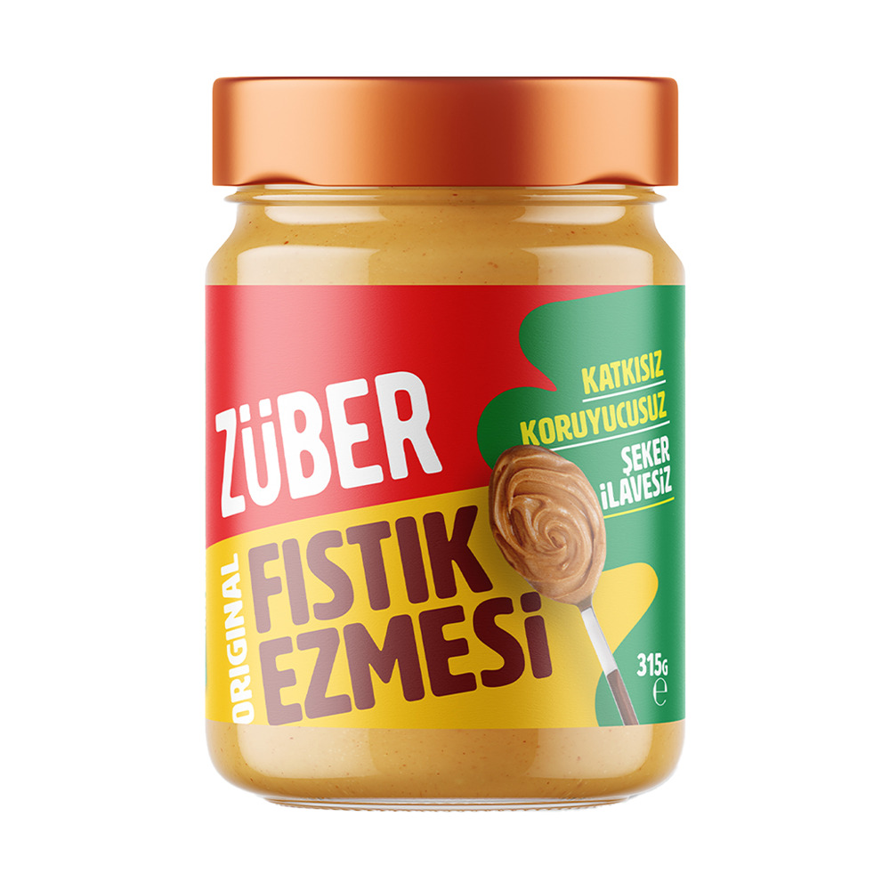 Züber Yer Fıstığı Ezmesi Original Glutensiz 315Gr