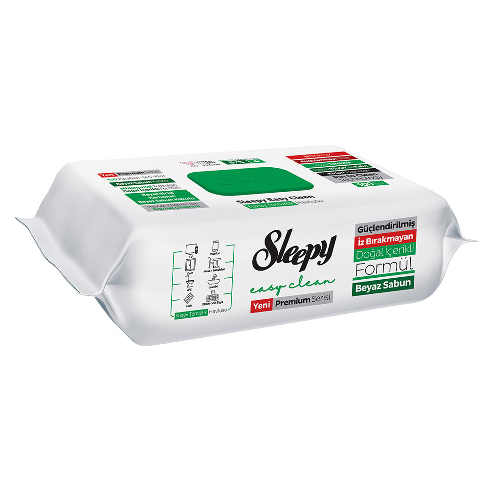 Sleepy Yüzey Temizleme Havlusu 100'lu