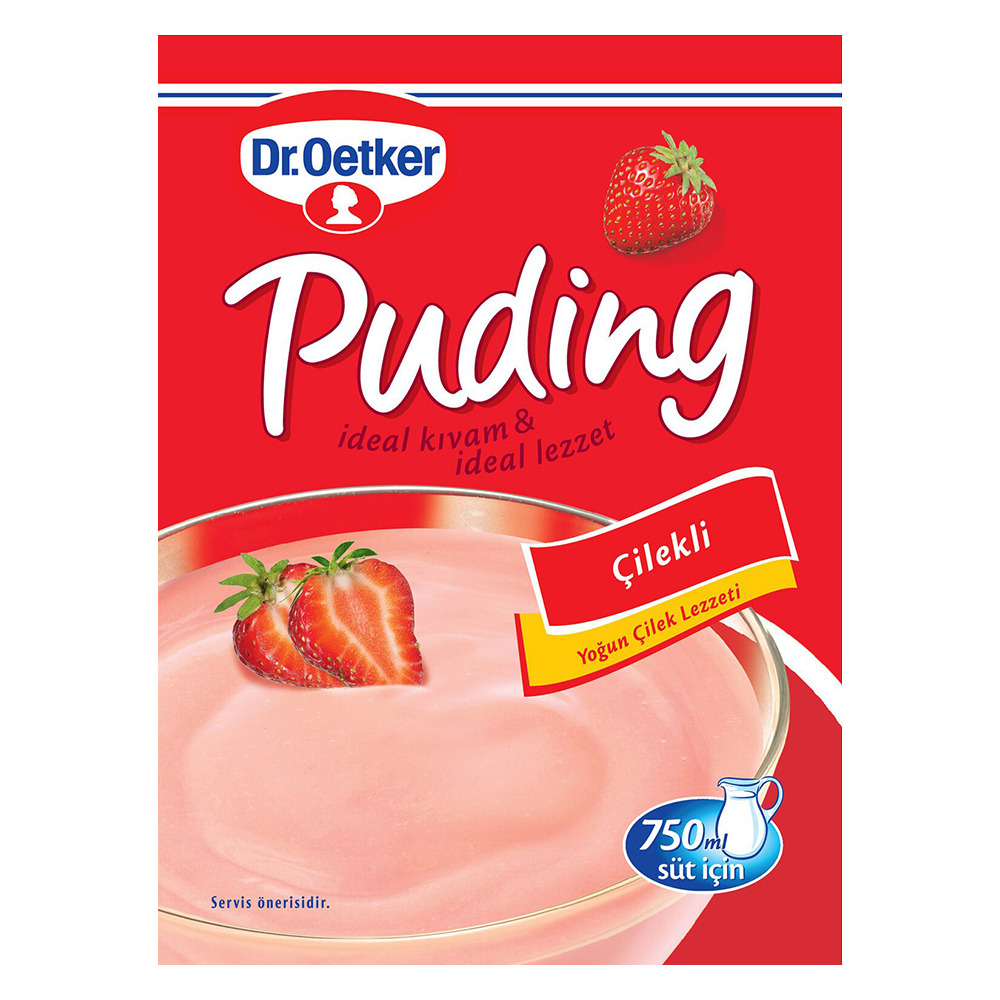 Dr. Oetker Çilekli Puding 120 Gr.