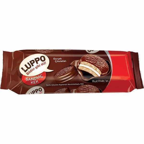 Şölen Luppo Sandviç Kek Sütlü 8’li 184 Gr.