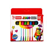 Mikro 606 Jumbo Keçeli Kalem 12Li