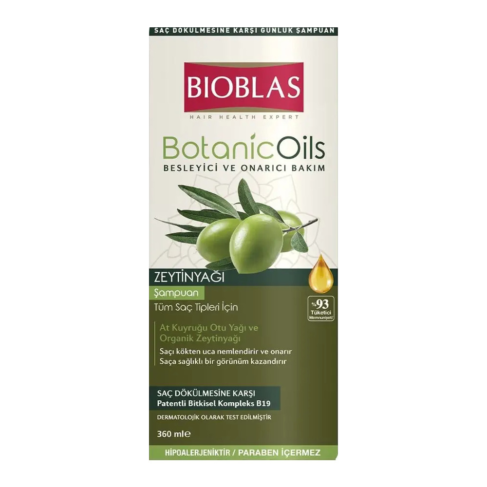 Bioblas Organic Oils Zeytinağı Tüm Saç Tipleri İçin 360 Ml 