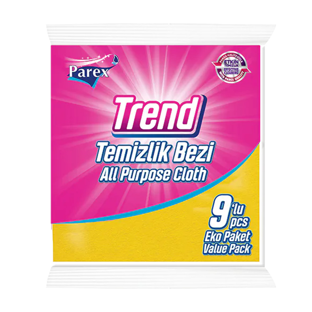 Parex Trend Ekonomik Temizlik Bezi 9’lu