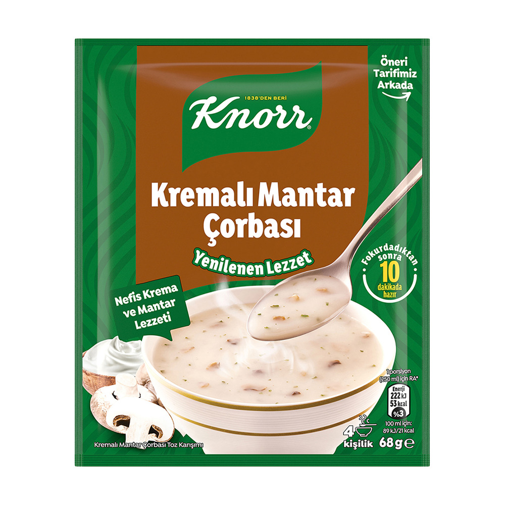 Knorr Kremalı Mantar Çorbası 68 Gr