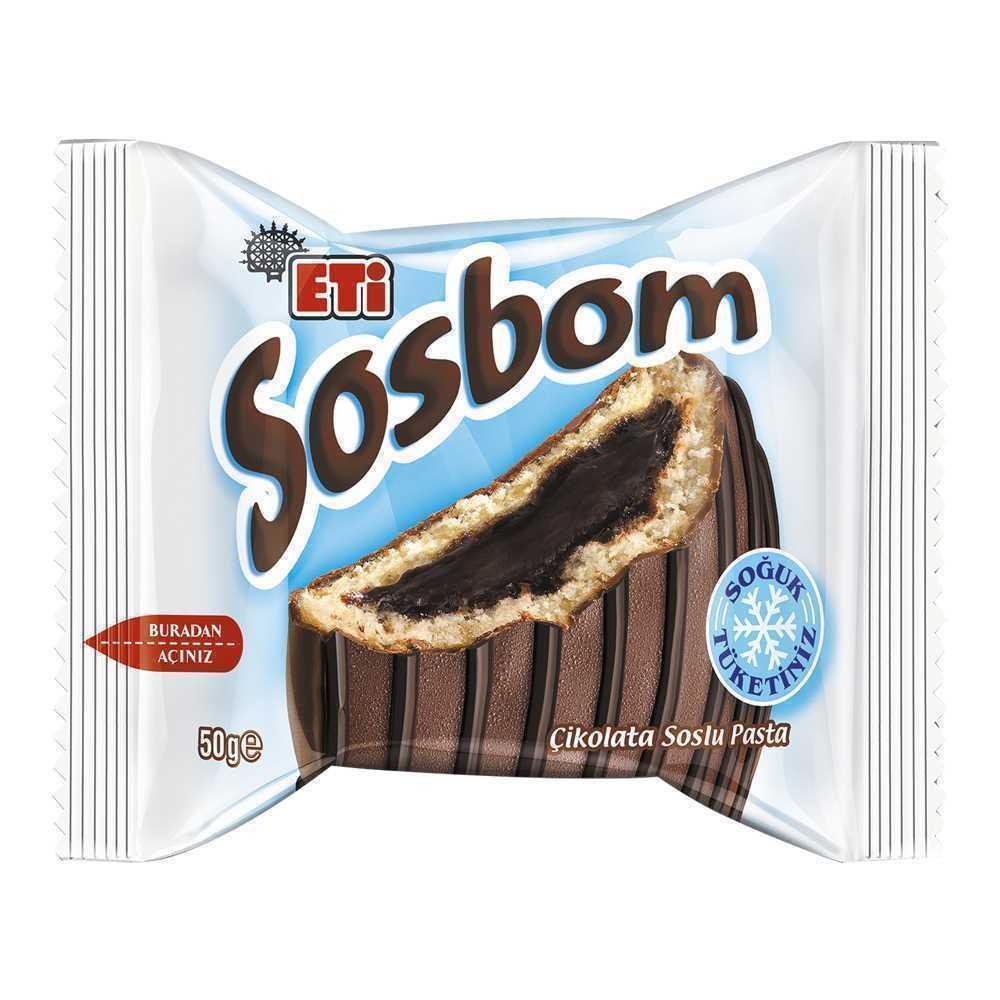 Eti Sos Bom Çikolata Soslu Kek 50 Gr 